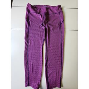 Southern‎ Tide Performance Leggings Women's Large Pink/Navy
